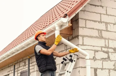 Pose et remplacement de gouttières à Onnaing